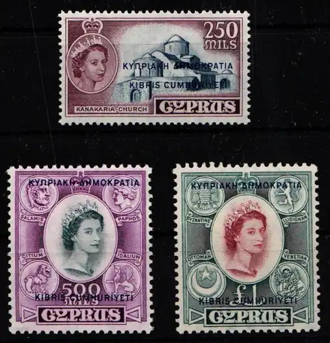 Zypern 191-193 postfrisch #JU841