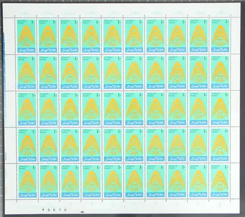 DDR Spendenmarken I postfrisch als 50er Bogen #JU910
