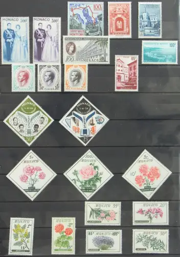 Monaco Jahrgang 1959 ohne 625-628 postfrisch #KB722