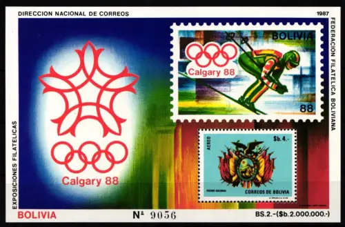 Bolivien Block 165 postfrisch #KB752