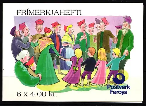 Färöer 270-271 postfrisch als Markenheftchen #KK121