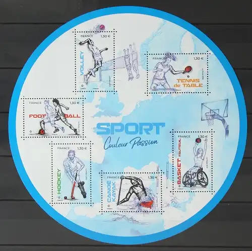 Frankreich 7335-7340 postfrisch als Block #KK115