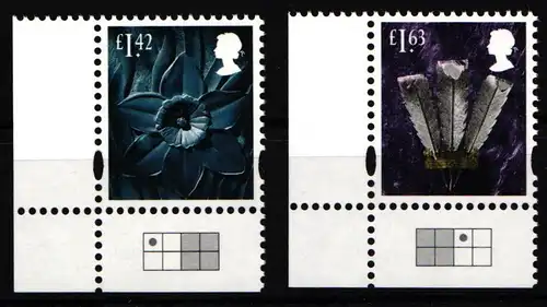 Großbritannien Wales 129-130 postfrisch #KN442