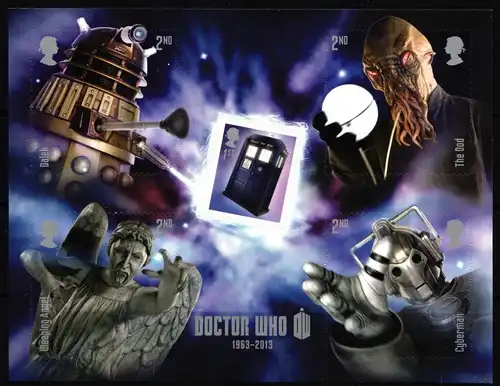 Großbritannien 3424-3428 postfrisch als Block 81 #KN474