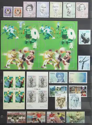 Norwegen Jahrgang 2002 mit 1415-1453 gestempelt #KN545