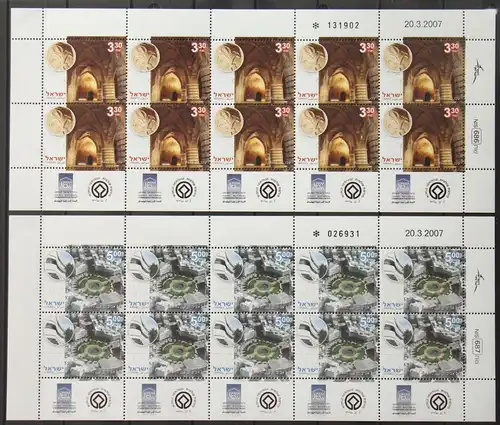 Israel 1928-1930 postfrisch als Kleinbogensatz #KM649