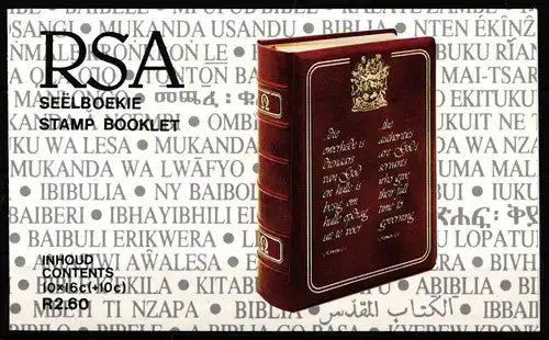 Südafrika 719-720 postfrisch als Markenheftchen #KM671