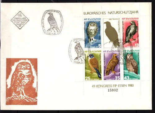 Bulgarien Block 105 gestempelt als FDC #KG961