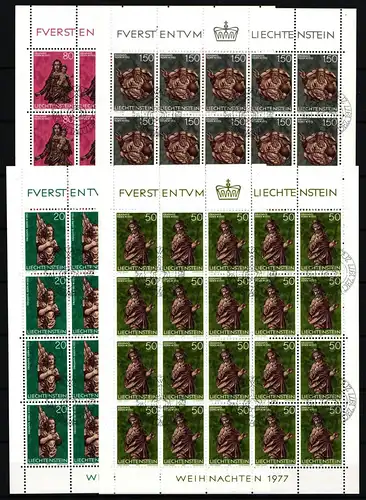 Liechtenstein Kleinbögen 688-691 Ersttagssonderstempel #KE716