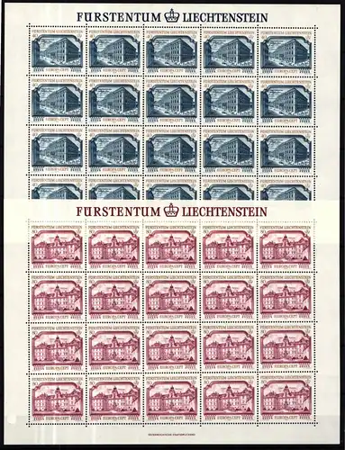 Liechtenstein Kleinbögen 692-693 postfrisch Cept #KG649