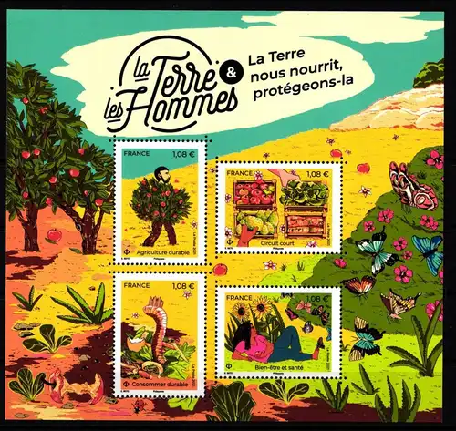 Frankreich Block 526 postfrisch #KM204