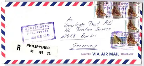 Philippinen 3990 gestempelt auf Brief #KJ280