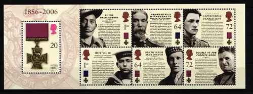 Großbritannien 2440-2445 postfrisch Kleinbogen #KN217