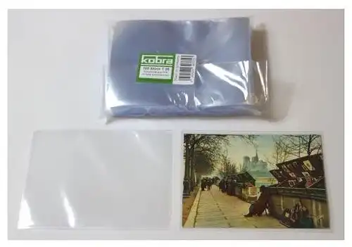 KOBRA T26 Schutzhüllen Postkartenhüllen 105 x 150 mm (100 Stück) #K-T26