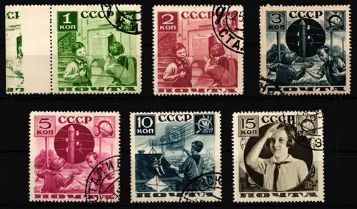 Sowjetunion 542 C x-547 C x gestempelt #KM967