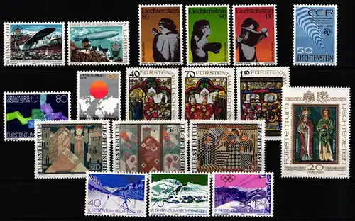 Liechtenstein Jahrgang 1979 postfrisch #KO457