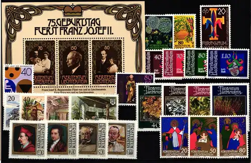 Liechtenstein Jahrgang 1981 postfrisch #KO459