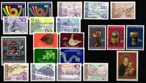 Liechtenstein Jahrgang 1973 postfrisch #KO451