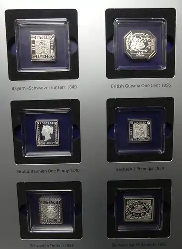 Alle Welt Sammlung die wertvollsten Briefmarken der Welt in Silber #LY475