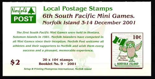Norfolk Inseln 769 postfrisch als Markenheftchen #KO816