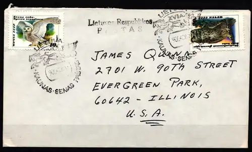 Sowjetunion 6063-6064 gestempelt auf Brief #KO841