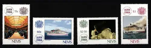 Nevis 501-504 postfrisch Lloyds #JH824