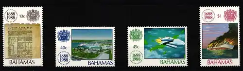 Bahamas 682-685 postfrisch Schifffahrt #JH855