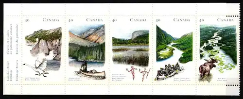 Kanada 1237-1241 postfrisch Markenheft / Natur #JH806