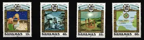 Bahamas 752-755 postfrisch Kolumbus #JH859