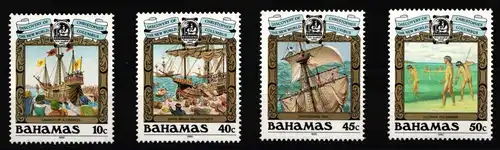 Bahamas 715-718 postfrisch Kolumbus #JH860