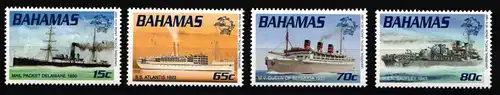 Bahamas 1008-1011 postfrisch Schifffahrt #JH866