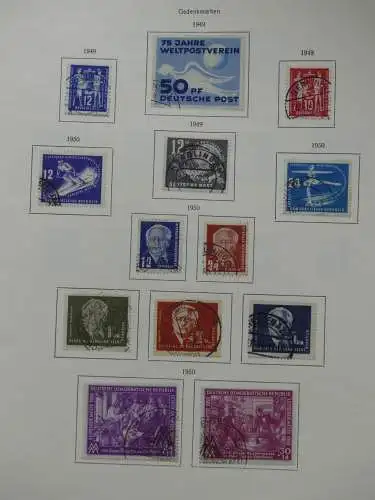 DDR ab 1949 bis 1970er Jahre gestempelt besammelt #LY449