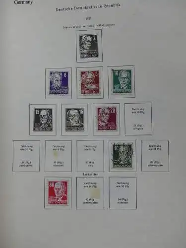 DDR ab 1949 bis 1970er Jahre gestempelt besammelt #LY449