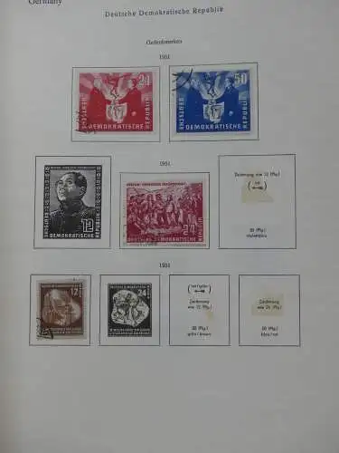 DDR ab 1949 bis 1970er Jahre gestempelt besammelt #LY449