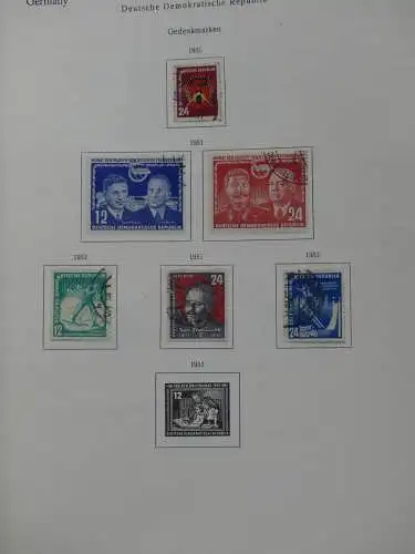 DDR ab 1949 bis 1970er Jahre gestempelt besammelt #LY449