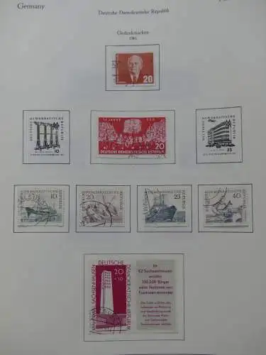 DDR ab 1949 bis 1970er Jahre gestempelt besammelt #LY449