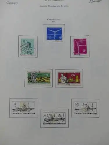 DDR ab 1949 bis 1970er Jahre gestempelt besammelt #LY449