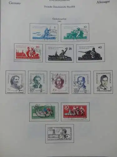DDR ab 1949 bis 1970er Jahre gestempelt besammelt #LY449