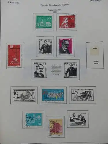 DDR ab 1949 bis 1970er Jahre gestempelt besammelt #LY449