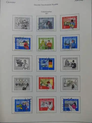 DDR ab 1949 bis 1970er Jahre gestempelt besammelt #LY449