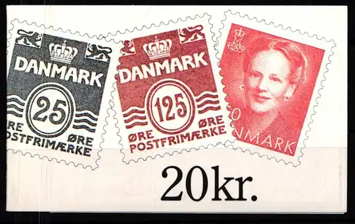 Dänemark MH 44 postfrisch als Markenheftchen #KO905