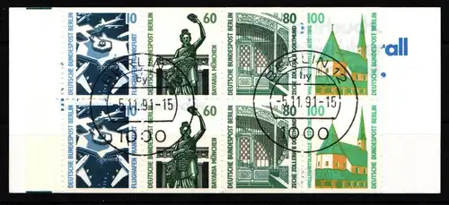 Berlin MH 15 oZ mit H-Blatt 23 gestempelt #KO552