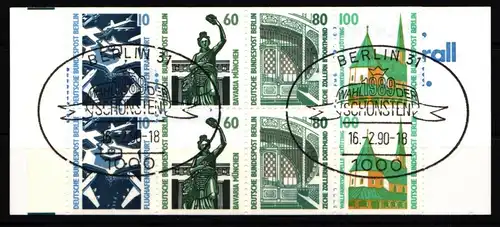 Berlin MH 15 oZ mit H-Blatt 23 gestempelt #KO551