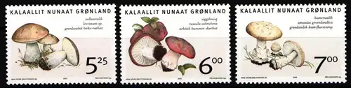 Grönland 431-433 postfrisch Pilze #KE361