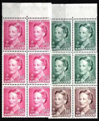 Grönland H-Blatt 3 und 4 postfrisch #KE803