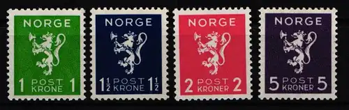 Norwegen 207-210 postfrisch #KE945