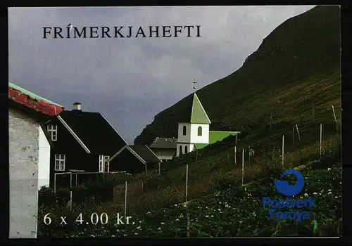 Färöer Inseln MH 6 postfrisch Markenheftchen #KE879