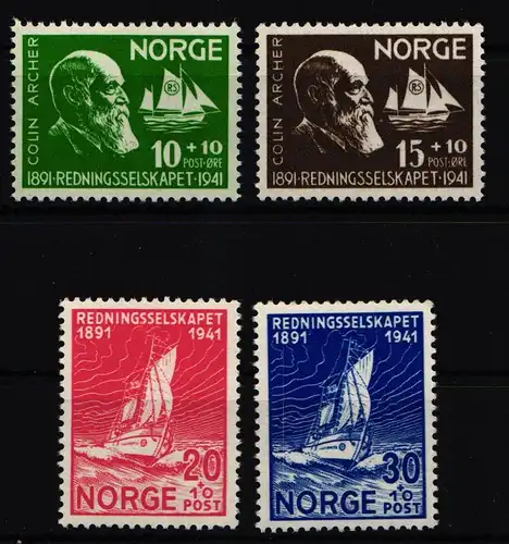 Norwegen 232-235 postfrisch #KE947