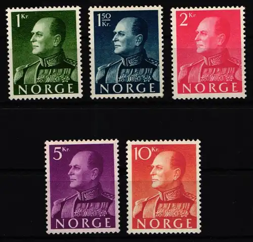 Norwegen 428-432 postfrisch #KE969