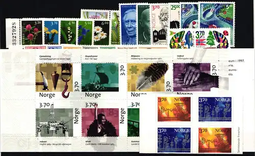 Norwegen Jahrgang 1997 mit 1230-1268 postfrisch #KE972